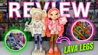 NEW Rainbow High SPARKLE & SHINE Lava Leg dolls are here! Unboxing and Review Whitney + Dawn!