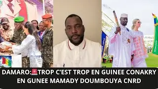 DAMARO:🚨TROP C&rsquo;EST TROP EN GUINEE CONAKRY EN GUNEE MAMADY DOUMBOUYA CNRD @GUINEECO224
