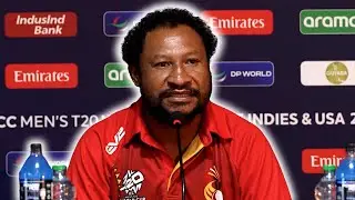 Assadollah Vala (PNG) pre-match press conference | West Indies v Papua New Guinea | T20 World Cup 🏏