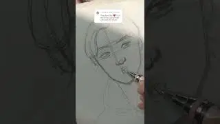 sang heon lee from xo kitty done ✅👍 #art #artdrawing #sketch #drawing