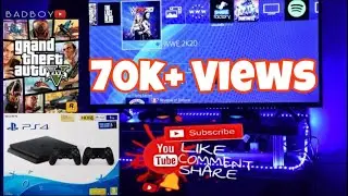 Sony PS4 Slim 1TB Unboxing (bought online from Amazon) with GTA 5 PREMIUM EDITION & Gameplay