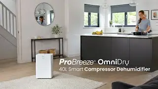 Pro Breeze OmniDry 40L Smart Compressor Dehumidifier &ndash; High-Capacity Moisture Control