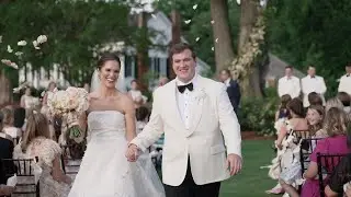 Stunning Destination Tented Wedding at Hamilton Place at Pursell Farms | Maggie & Andrew