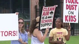 Houston Parents Protest Concrete Plant Near School Over Health Concerns