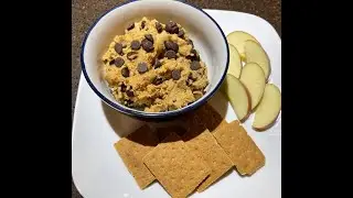 Chocolate Chip Cookie Dough Hummus| Healthy Chickpea Cookie Dough dip😊
