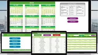 Manufacturing Scheduling Calendar in Excel