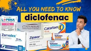 Diclofenac - Cambia - Cataflam - Lofena - Zipsor - Voltaren - All you need to know in 5 minutes.