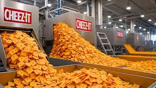 How CHEEZ-ITS Are Made | Inside the Crunchy World of Snack Factories
