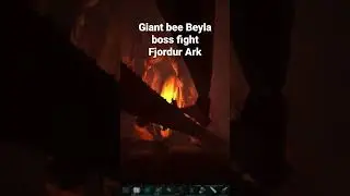 Beyla boss fight Fjordur Ark Survival Giant Bee Boss #Fordur #bossfight #ark  #shorts