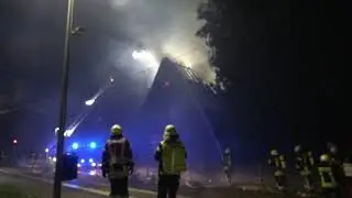 Wohnhausbrand in Heinsberg Oberbruch