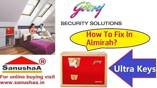 Godrej Premium Coffer Home Locker | Strong Safe with Ultra Keyes | Designer V1 Red Tijori For Shop