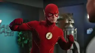 The Flash 8x19 Barry stops Negative forces attack on Thawne and Fastrack Scene