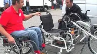 Handbike Speedy Messeneuheit Rehacare