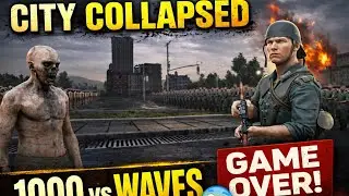 Can 1000 Modern Soldiers Save a City from Zombie Waves? | UEBS 2