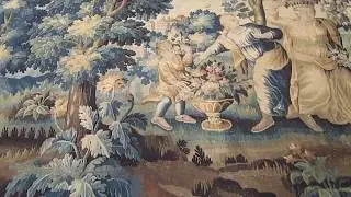 PGNY Antique Carpets & Tapestries - Item # 28429 Period Antique Aubusson Allegorical Tapestry