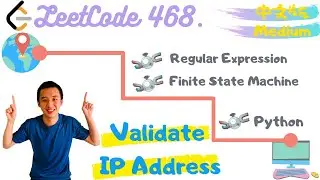 LeetCode 468. Validate IP Address  |  python  |  Chinese  |  中文