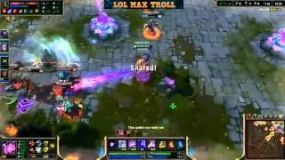 Vel'Koz PentaKill - LOL MAX TROLL