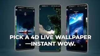 Live Wallpaper Maker in 4D, 3D and 4K - Grubl 4D