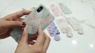 Super mewah case + pop socket patterns 1 set all type unik , elegant