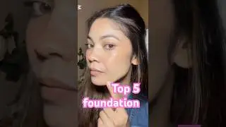 Top 5 foundation #makeupforbeginners #flawlessmakeup #beautyeducation #makeuptutorials #makeupguide