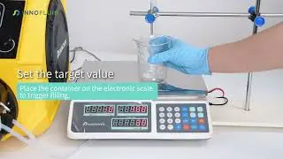 Explosion proof pump working with scales