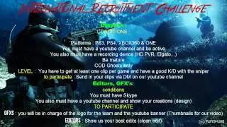 PaRaDoX Sniping : International Recruitment Challenge Players, Editor & GFX's