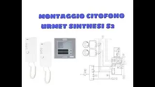 Citofono Urmet Kit 1150/302 Sinthesi S2 (MONTAGGIO)
