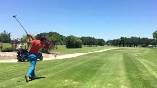 Slow Motion Golf Swing - Royalty Free HD Video Stock Footage