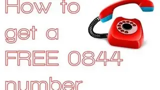 Как получить БЕСПЛАТНЫЙ номер 0844