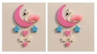 Tharmocol craft ideas|| tharmocol wall hanging| weast material crafts ||wall hanging @nainsparkle