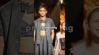 Zendaya pretends to be Wax Figure