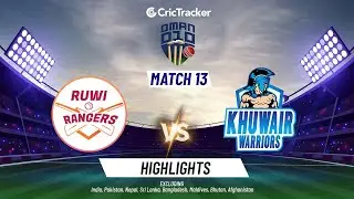 Oman D10 Cup 2022, Match 13 - Ruwi Rangers vs Khuwair Warriors | Full Highlights