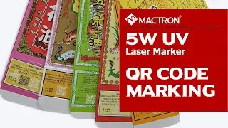 Mactron Laser | QR Code Marking on Drug Packaging with 5W UV Laser Marking Machine