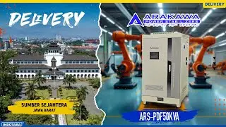 DELIVERY ARAKAWA VOLTAGE STABILIZER SERVO ARS-PDF50KVA MENUJU SUMBER SEJAHTERA - JAWA BARAT