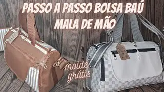 Passo a Passo  - BOLSA TIRACOLO - BAÚ \ Mala de mão