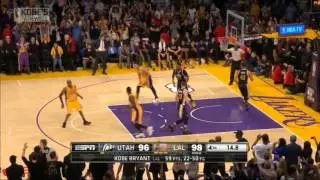 Kobe Bryant's last seconds in the NBA - his final 2 free throws for 60 Points!