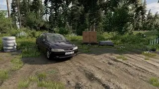 BeamNG.drive - Домик в деревне - Посмотрим карту - Руль Logitech G27