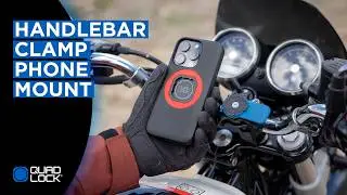 Quad Lock - Handlebar Clamp Mounts | Secure Motorcycle Phone Holder