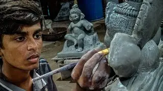 Vlog 35 | 1 Varshanantar Mi Gelo Aaplya Ganapati Workshop Madhye!!❤️ | Dapoli📍