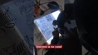 CALIGRAFIA E LETTERING#letteringbrasil#ja&uacute;#caligrafia#caligrafiaartistica#calligraphylettering#arte