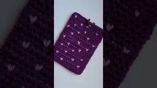 Capinha para Kindle com fio Mollet 🧶🫶🏻 #croche #crochet #fiomollet #kindle