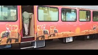 New meter Guage rail coach for Deogarh- Marwar heritage rail line. being prepared at Ajmer.