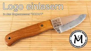 Lasergravur | Bogenmesser Modell Scout | Messermacher Stefan Mattner | Mattners Messer