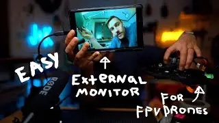How do you make an external monitor for your fpv drone?