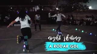 A Rodar GDL Exhibici&oacute;n  Freestyle Slalom Night Skating