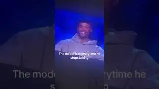 guy makes model face everytime he stops talking😂😭💀 