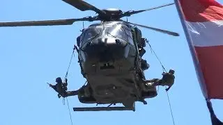 Eurocopter NH90 - Soldiers Drop Off - French Armed Forces - 24 Hours of Le Mans 2017