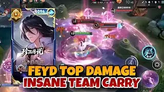 TOP TIER FEYD BUILD 💪 CARRYING TEAM LIKE A TRUE PRO | HONOR OF KINGS