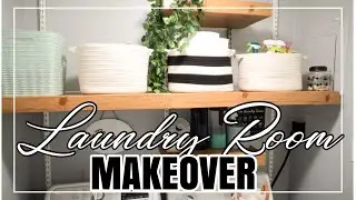Laundry Room Makeover 2020 | Makeover On A Budget | Minimalism