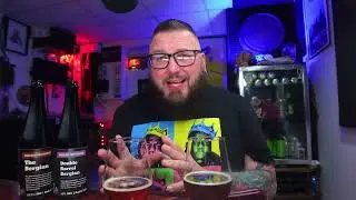 Massive Beer Review 3953 Woodland Brewing The Bergian Barleywine vs Bergian Double Barrel Barleywine